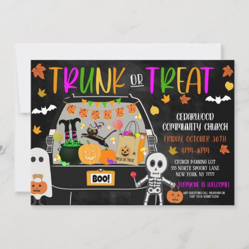 Trunk or Treat Invitation