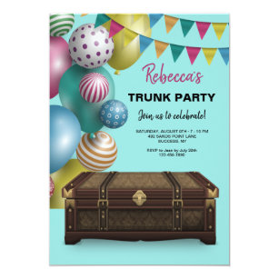 Examples Of Trunk Party Invitations 8