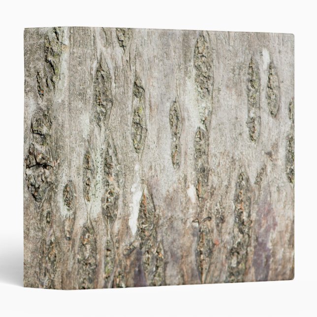 Trunk tree bark pattern 3 ring binder (Front/Spine)