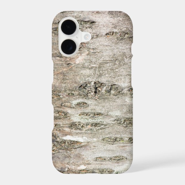 Trunk tree bark pattern iPhone case (Back)