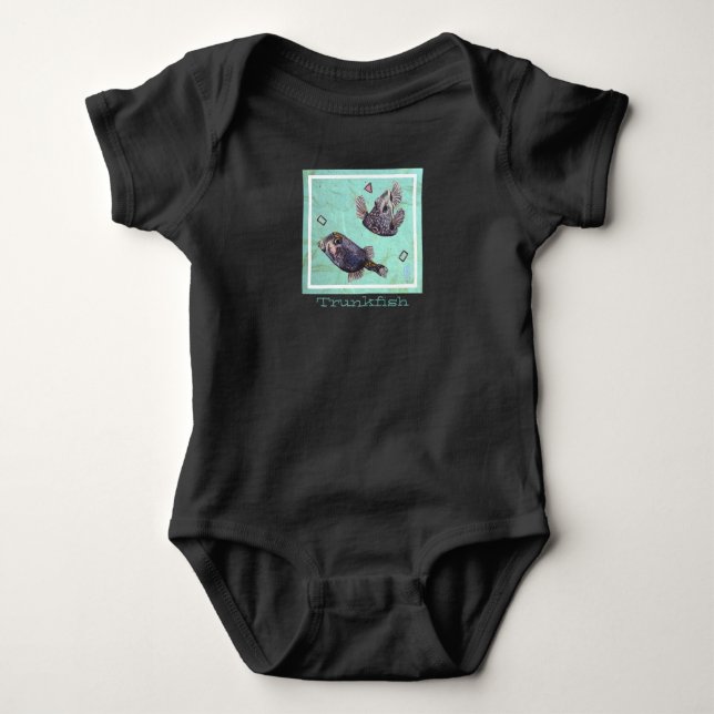 Trunkfish Baby Cotton Jersey Bodysuit (Front)