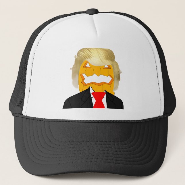 TRUNKIN THA PUNKIN TRUCKER HAT (Front)