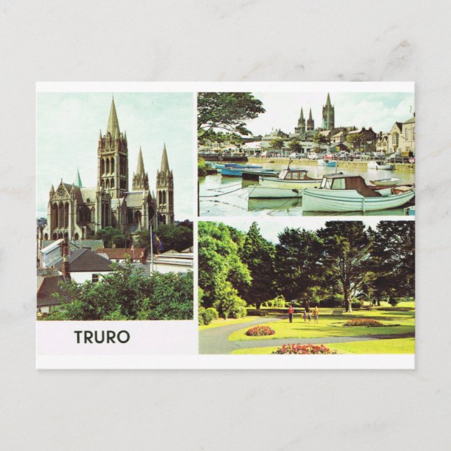 Truro, Cornwall, England Postcard (Front)
