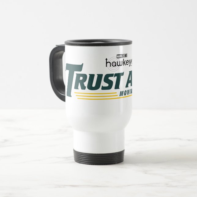 Trust A Bro Moving Company Travel Mug (Front Left)