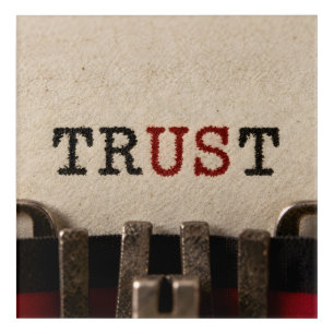 Trust Acrylic Print
