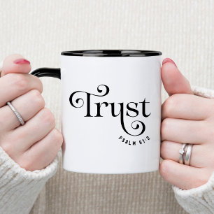 Trust Bible Verse Christian Coffee Mug