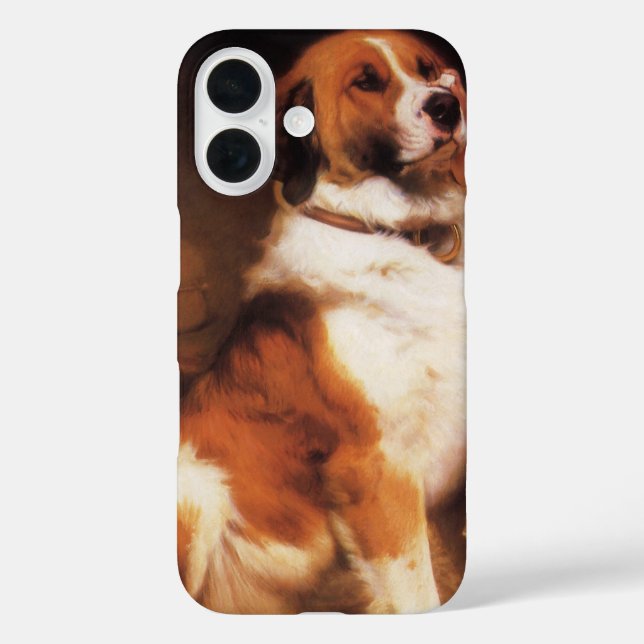 Trust by Charles Burton Barber, Saint Bernard Dog Case-Mate iPhone Case (Back)