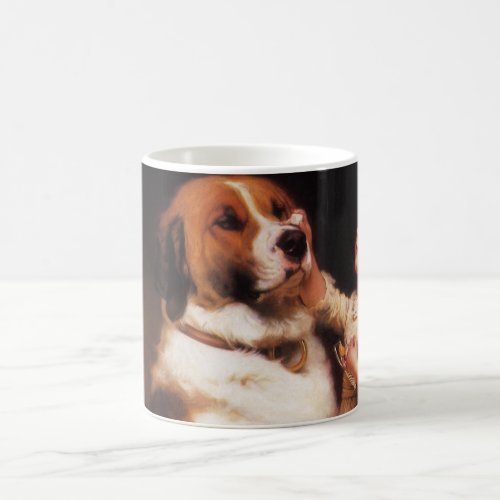 Trust by Charles Burton Barber Saint Bernard Dog Coffee Mug