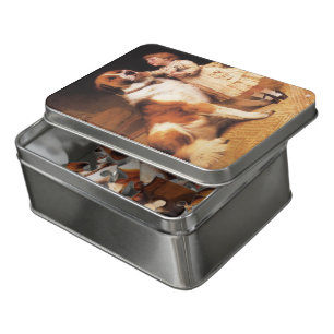 Trust by Charles Burton Barber, Saint Bernard Dog Jigsaw Puzzle