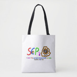trust dado fine SCP tote bag