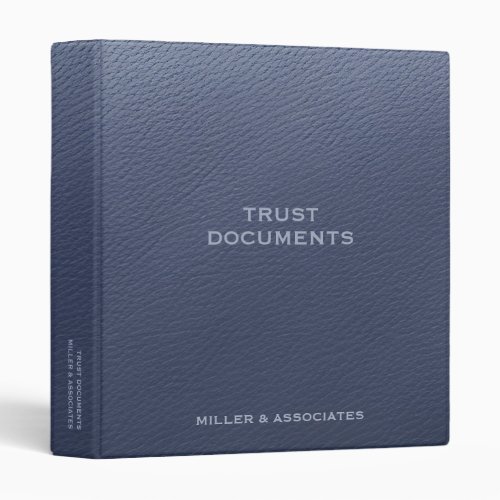 Trust Documents Estate Planning Binder