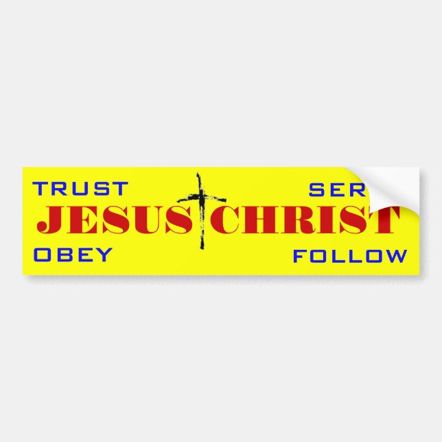 Trust/Follow Bump Sticker (Front)