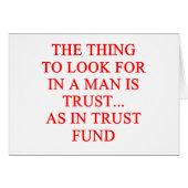 TRUST fund gold digger joke (Front Horizontal)