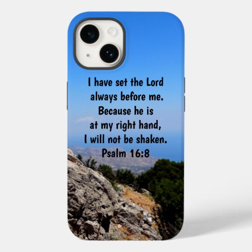 Trust God At My Right Hand Psalm 168 Bible Verse Case_Mate iPhone 14 Case