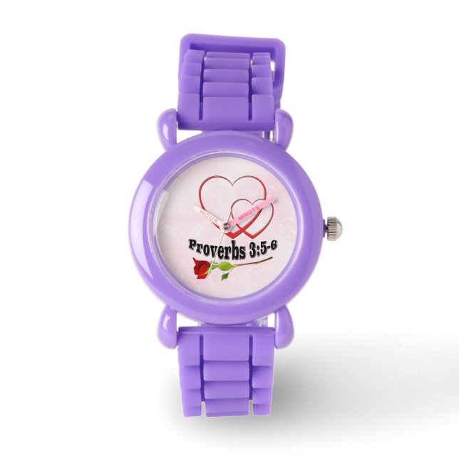 Trust God glitter strap watch (Front)