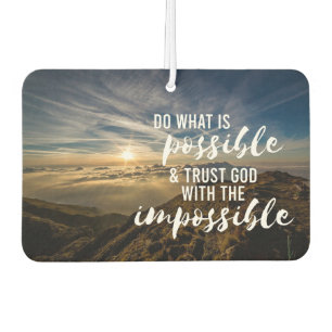 Trust God Inspiring Christian Air Freshener