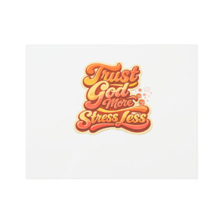 Trust God Metal Wall Art