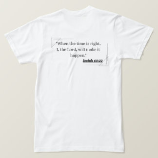 Trust God Ornate Cross Christian Quote T-Shirt