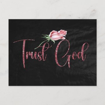 Trust God  Postcard by Christian_Quote at Zazzle
