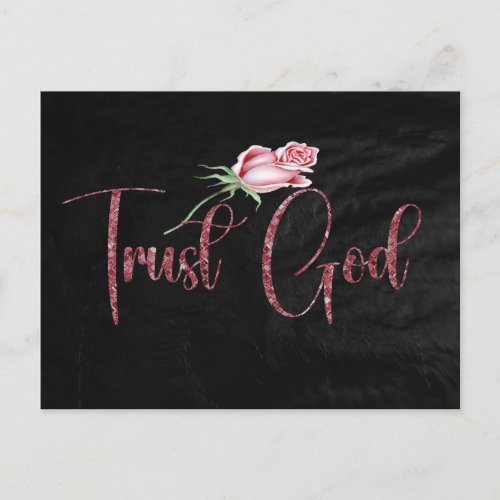 Trust God  Postcard