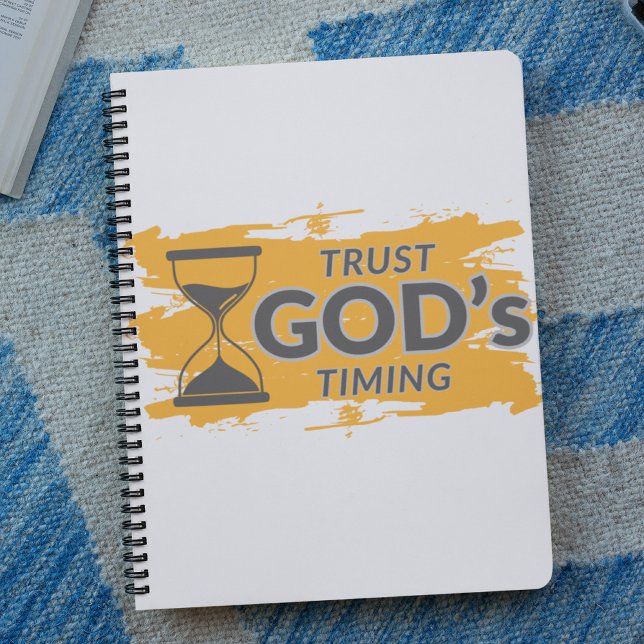Trust GOD's Timing Faith notebook (Creator Uploaded)