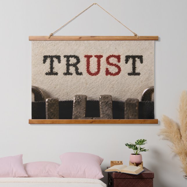Trust Hanging Tapestry (Bedroom)