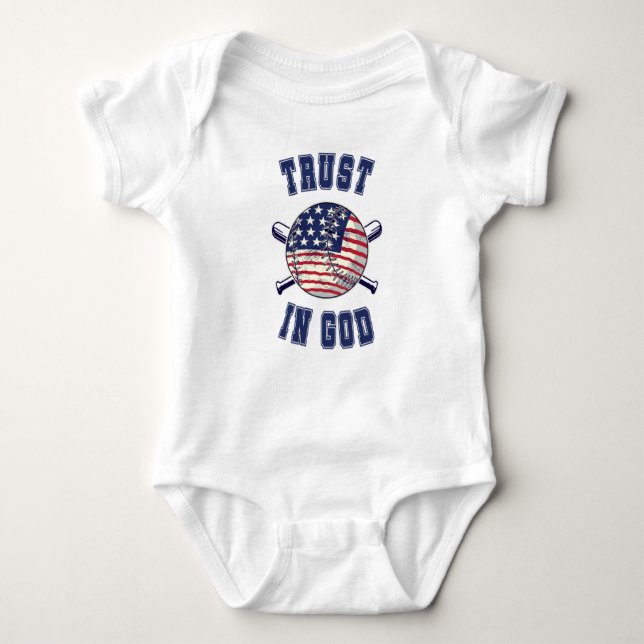 Trust in God Baby Bodysuit (Front)