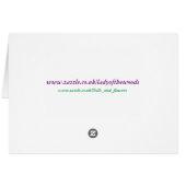 Trust in God but tie up your camel Cards (Back Horizontal)