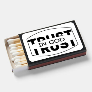 TRUST IN GOD MATCHBOXES