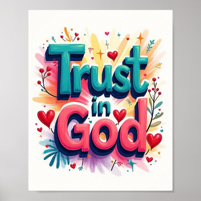 Trust in God Poster (Front)