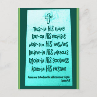 Trust in him Postcard