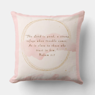 Trust In Him Throw Pillow