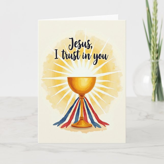 Trust In Jesus Art Card (Front)