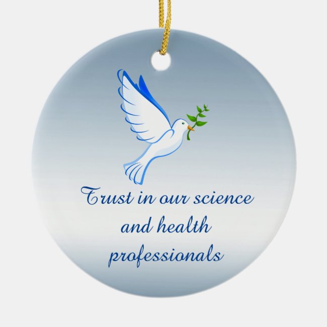 Trust in Our Science Health Professionals Ornament