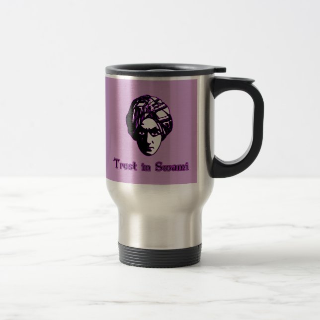 Trust in Swami T-shirts, Hoodies, Travel Mugs (Right)