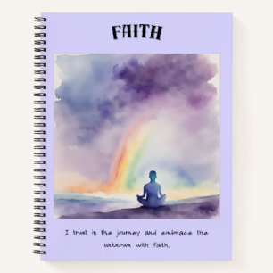 Trust in the Journey Holiday Notebook
