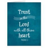 Trust in the Lord Bible Verse (Front)