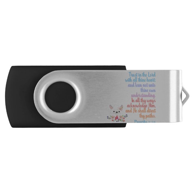 Trust in the Lord Bible Verse Flash Drive (Front)