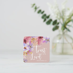 Trust In The Lord - Bible Verse Note Card