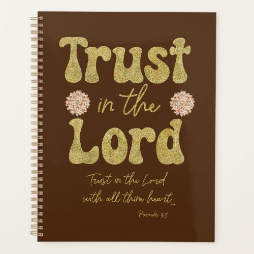Trust in the Lord Bible Verse Planner