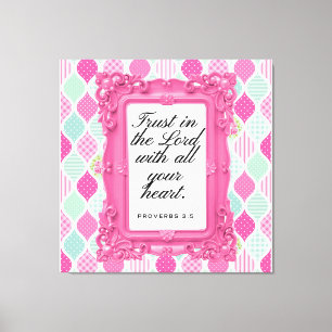 Trust in the Lord Christian Gift Canvas Print