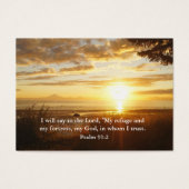 Trust in the Lord Christian Inspiration Card (Front)
