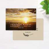 Trust in the Lord Christian Inspiration Card (Desk)