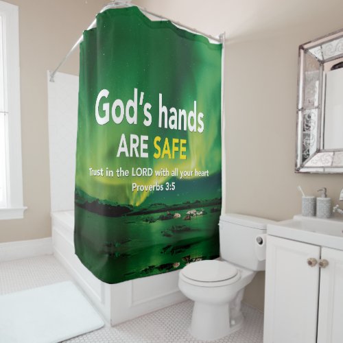 TRUST IN THE LORD Christian Shower Curtain