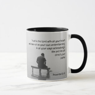 Trust In the Lord Comforting Uplifting Bible Verse Mug