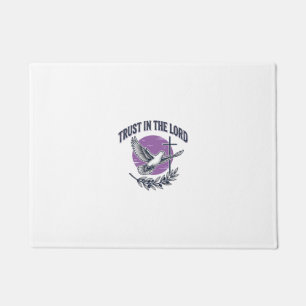 Trust in the Lord Dove Christian T-Shirt Design (2 Doormat