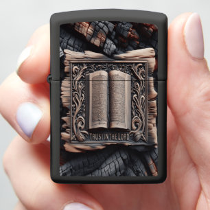 Trust in the Lord: Faithful and Strong Zippo Lighter