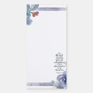 Trust in the Lord floral Magnetic Notepad