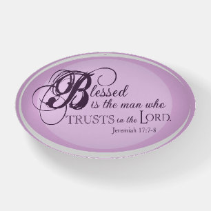 Trust in the Lord - Jeremiah 17:7-8 Paperweight