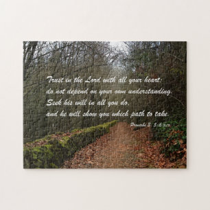Trust In The Lord Jigsaw Puzzle